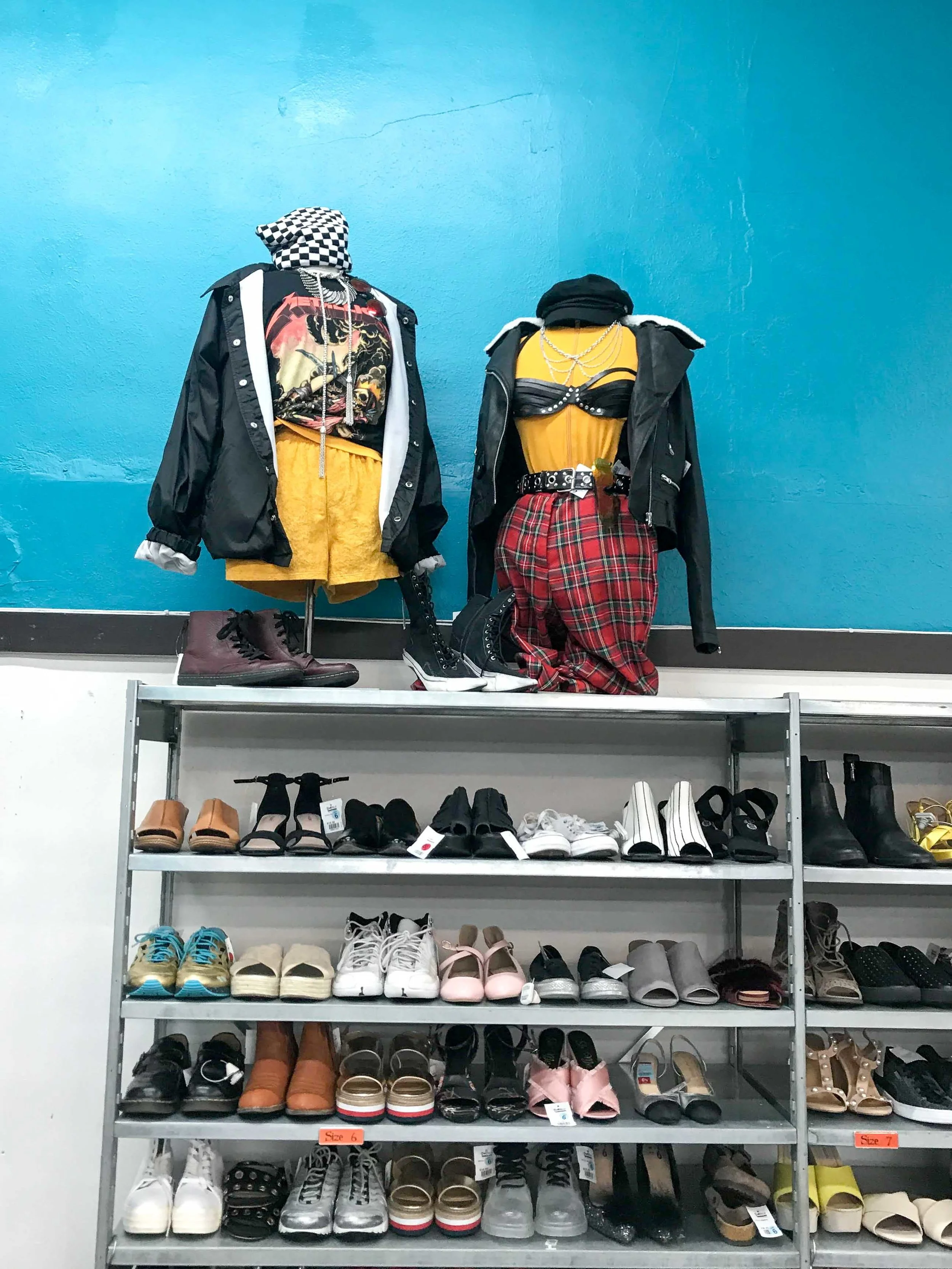 A small tear forms in my eye as I gaze upon the first mannequins I ever styled.