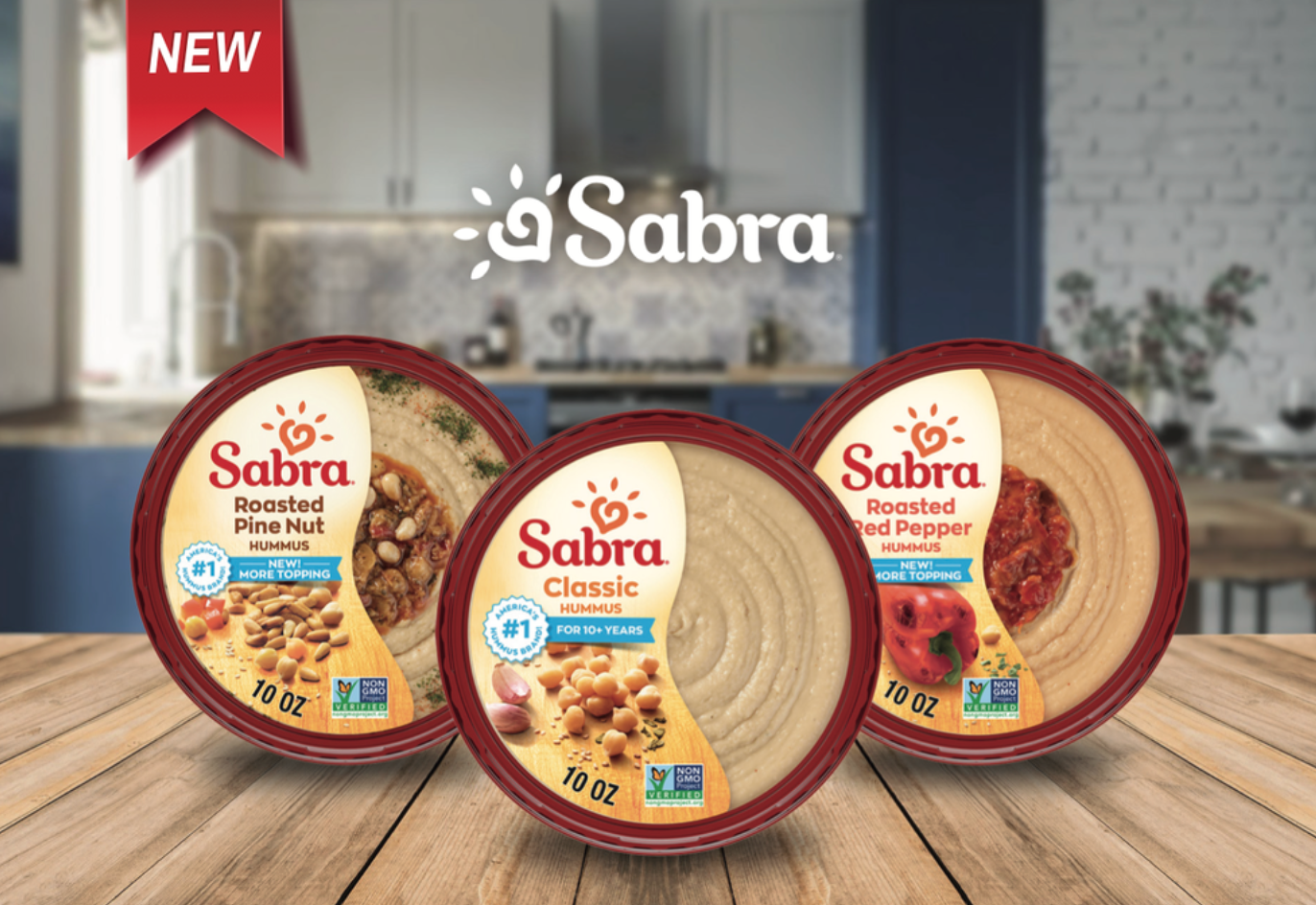 Huddle Up Hummus Lovers! Sabra Rewriters Hummus Playbook With Fresh Recipes &amp; More Topping On Top Flavors