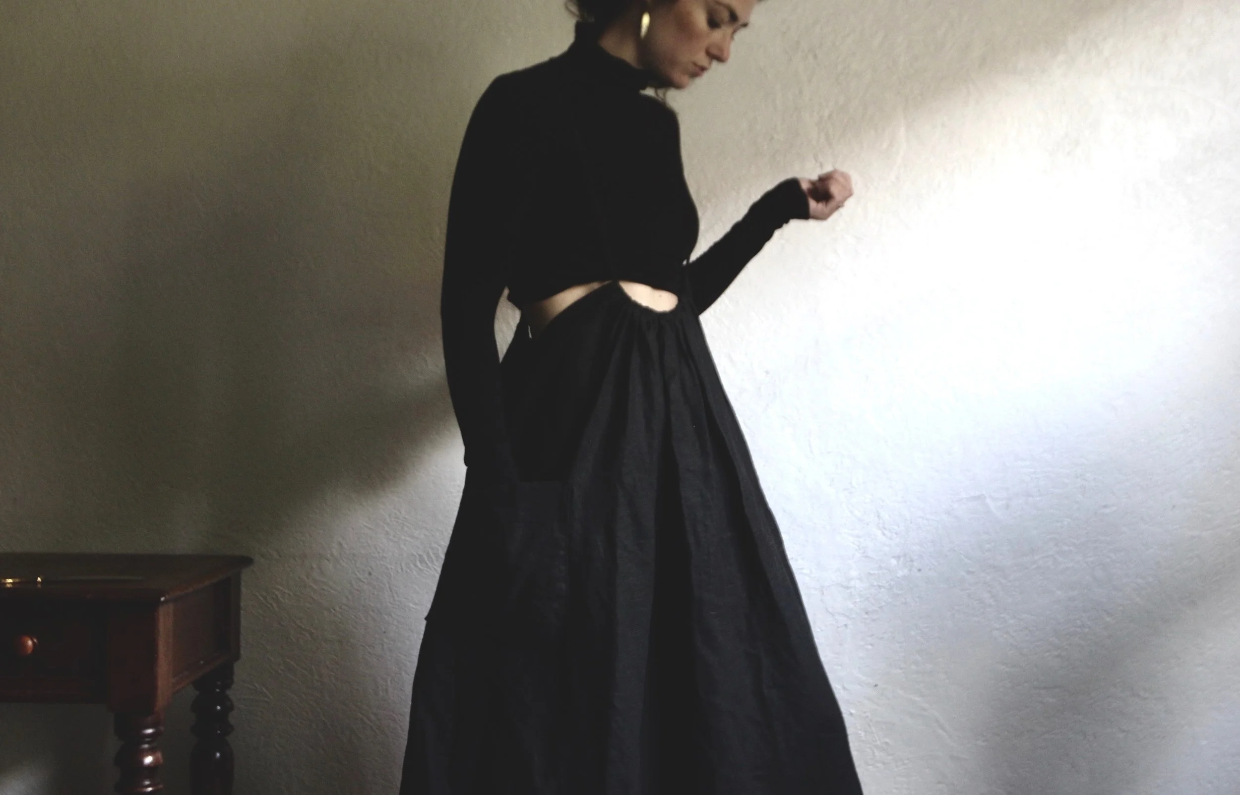 Teddy Skirt Black