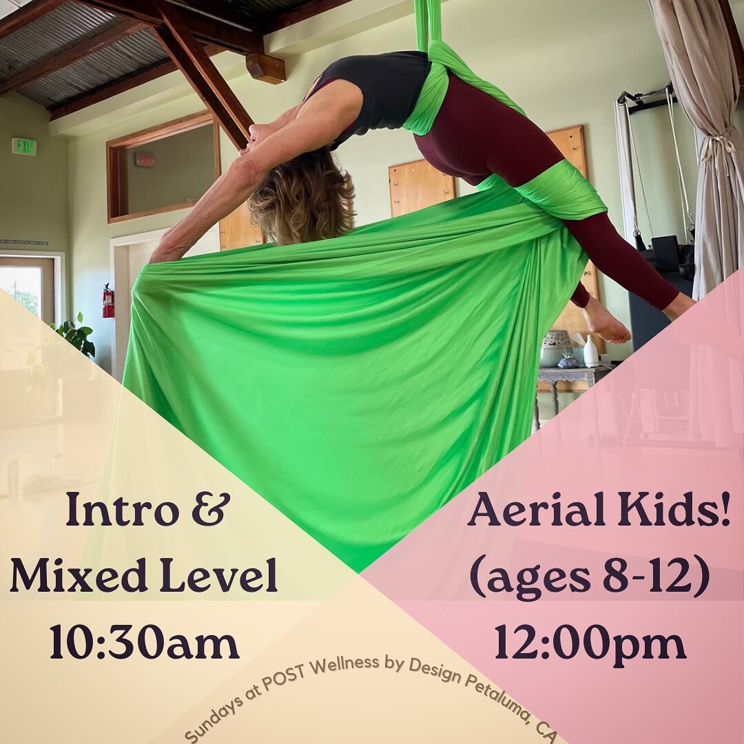 📌 October Schedule Updates 📌

&bull; Intro &amp; Mixed Level Aerial Silks class at @postwbd on Sundays, 10:30am, ages 12 and up!

&bull; Aerial Kids! (ages 8-11) *moved* to 12:00pm, open to new &amp; continuing students!

📌IMPORTANT REMINDERS 📌

