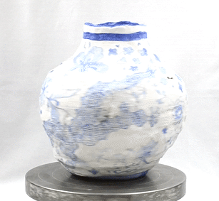 Dirty Porcelain (Burial Jar for White and Blue Adoration).gif