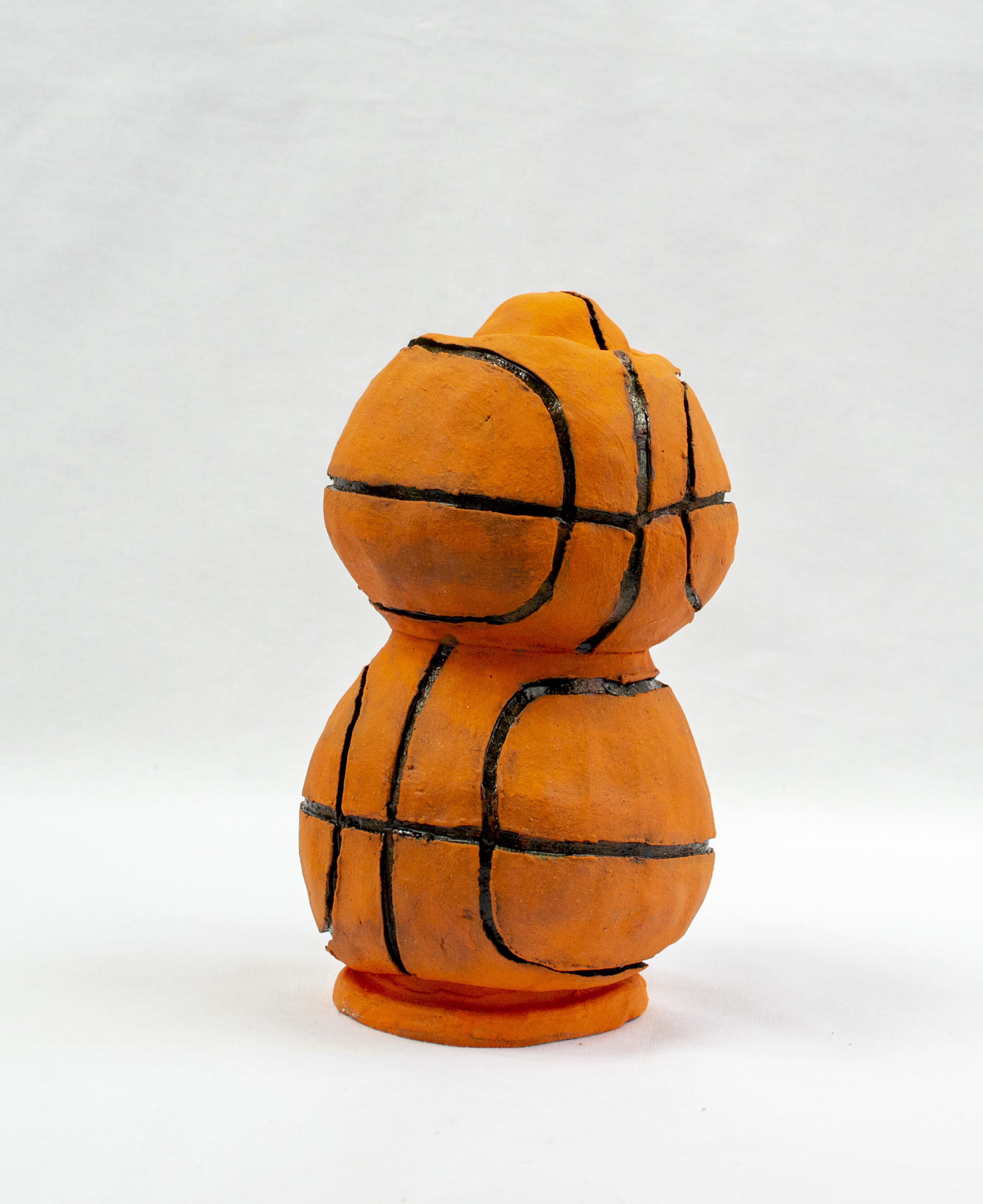 Double Dribble (Burial Jar for Basketball)