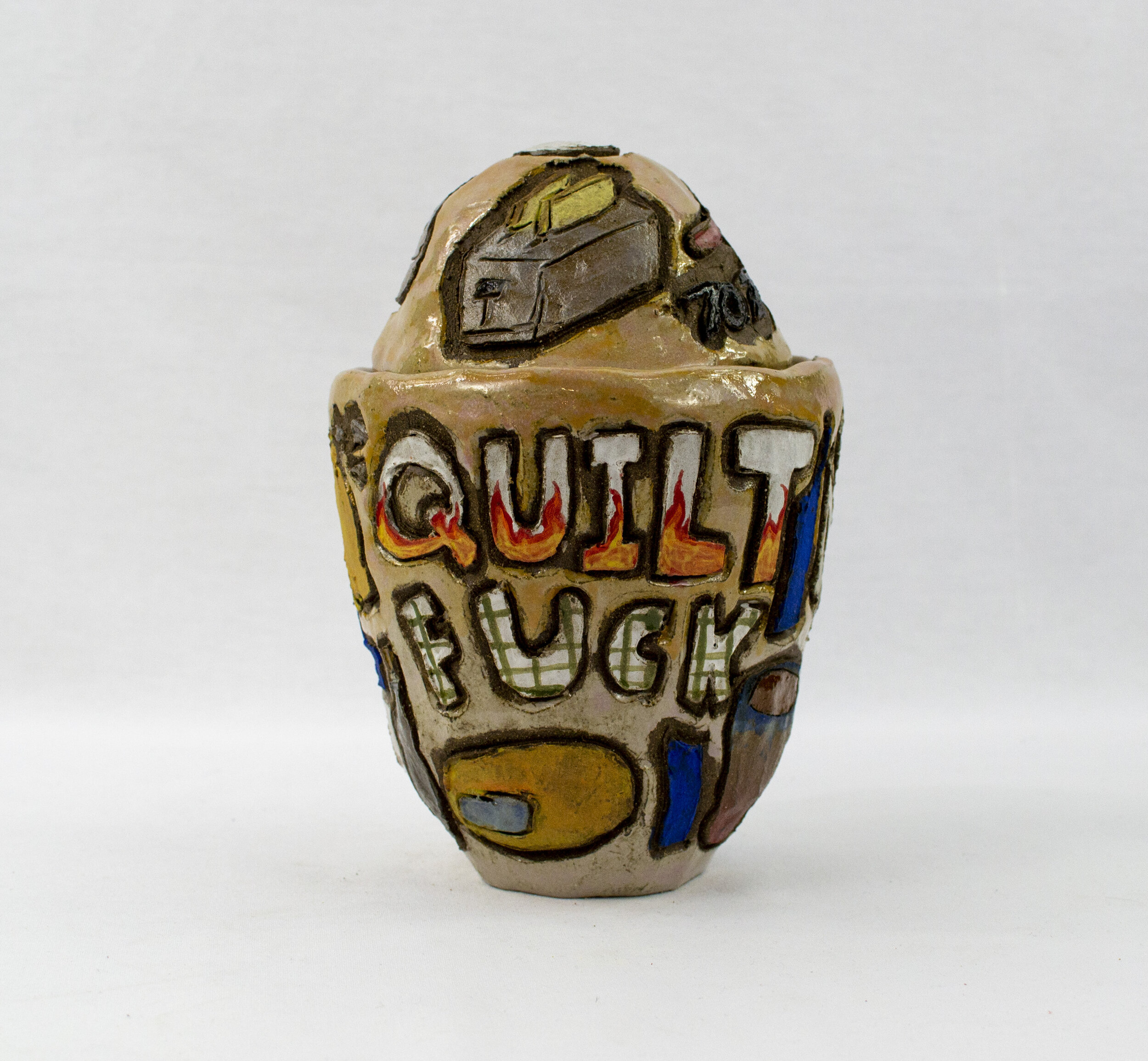 Quilt Fuck (Burial Jar for a Conversation with Claudio and Dazel)