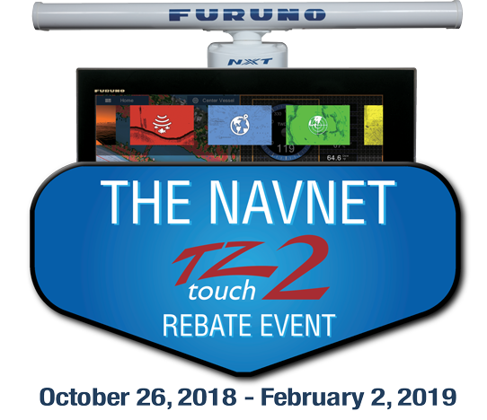 Furuno NavNet TZT2 Touch Rebate Event