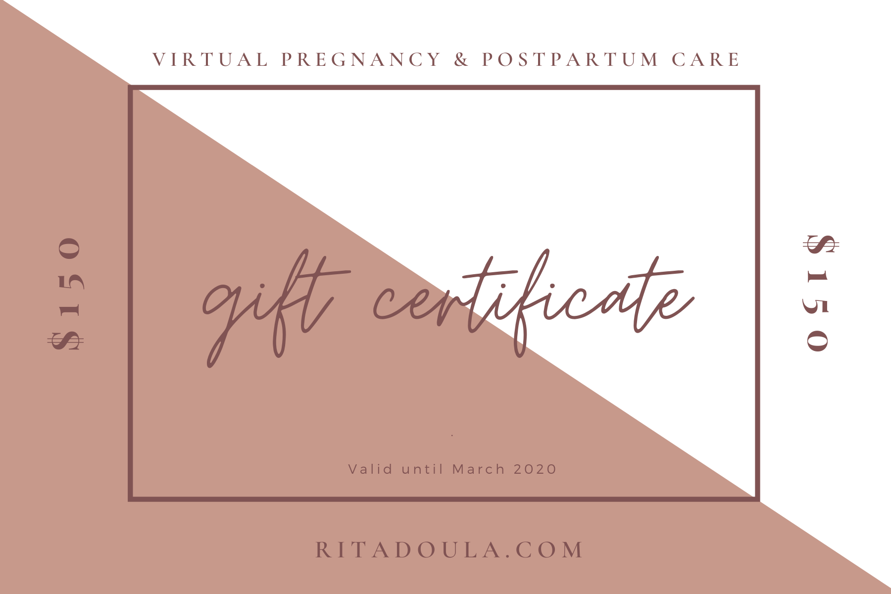 gift certificates now available