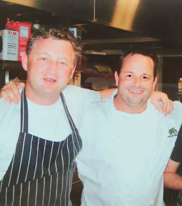 Steve with Chef Luke Mangan.