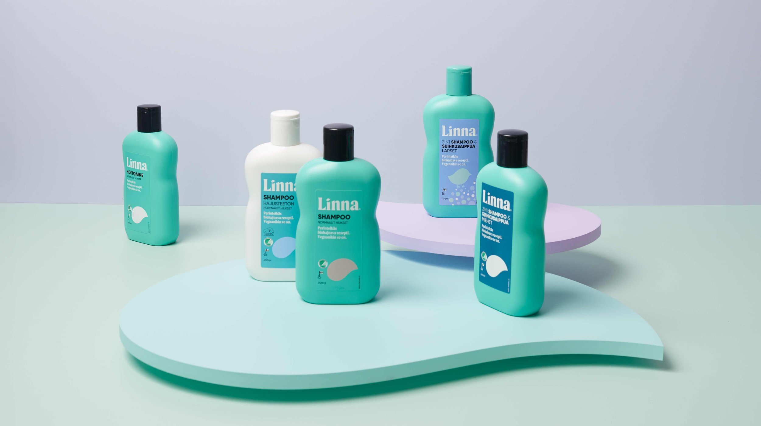 Linna shampoo brändiuudistus — Johanna Souru