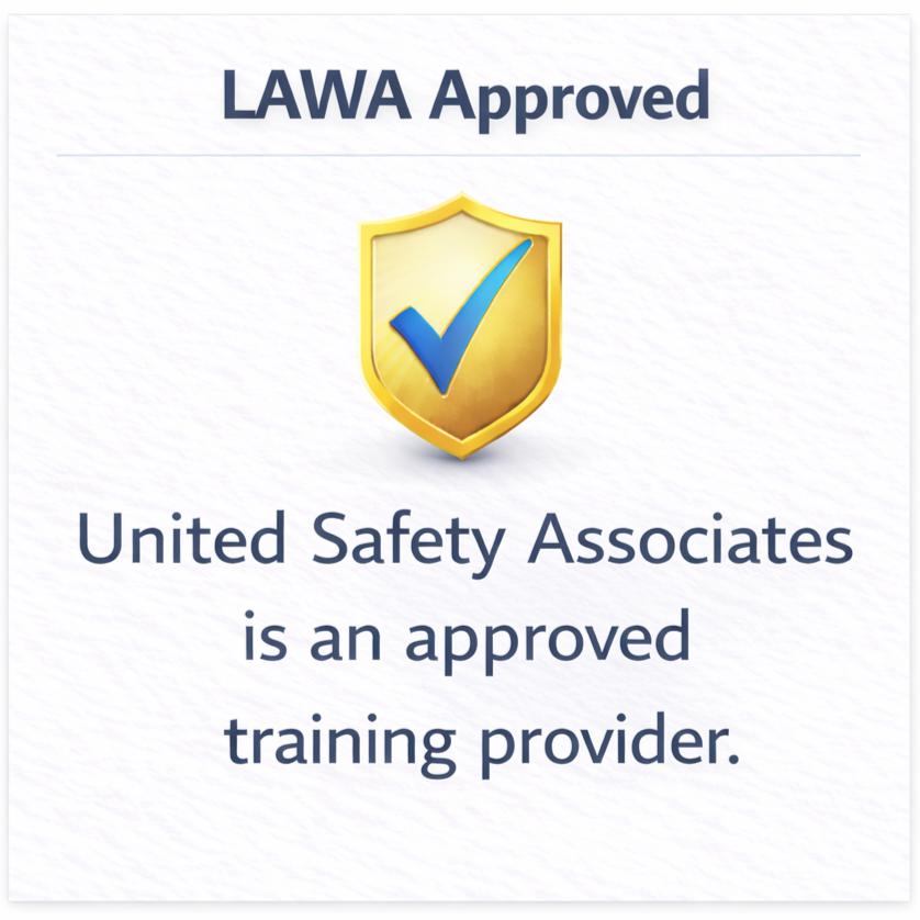 LAWA approved training provider