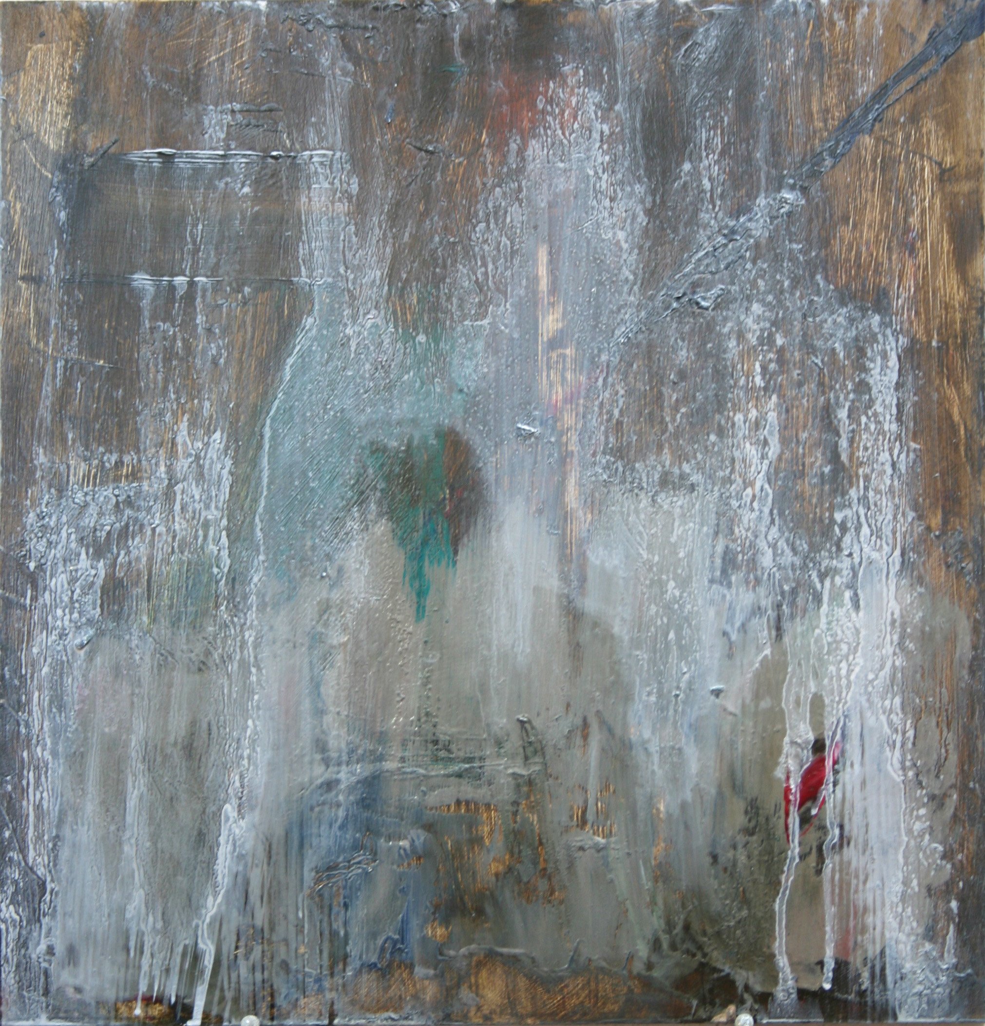 X Jesus is stripped of his clothes The Stations of the Cross 2010 Oil on Board 31x30cms.jpg