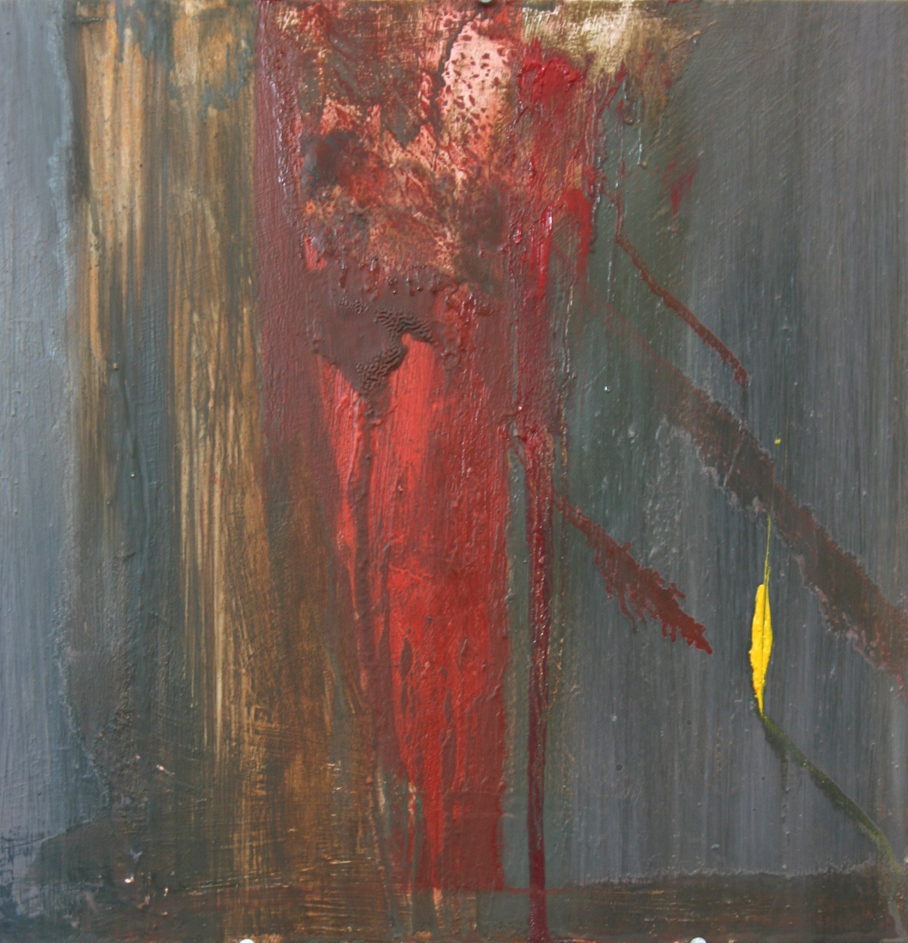 XIII The body of Jesus is taken down from the cross the Stations of the Cross 2010 Oil on Board 31x30cms.jpg