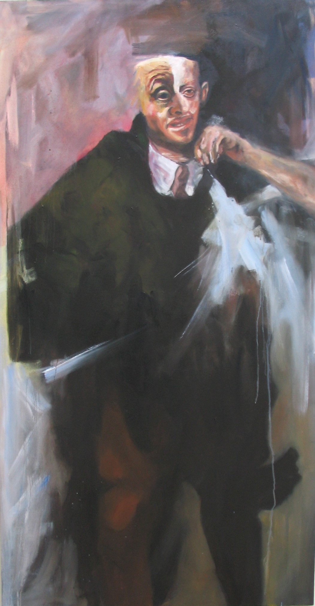 'Menippus' 2007 Oil on Canvas 180x94cms.jpg