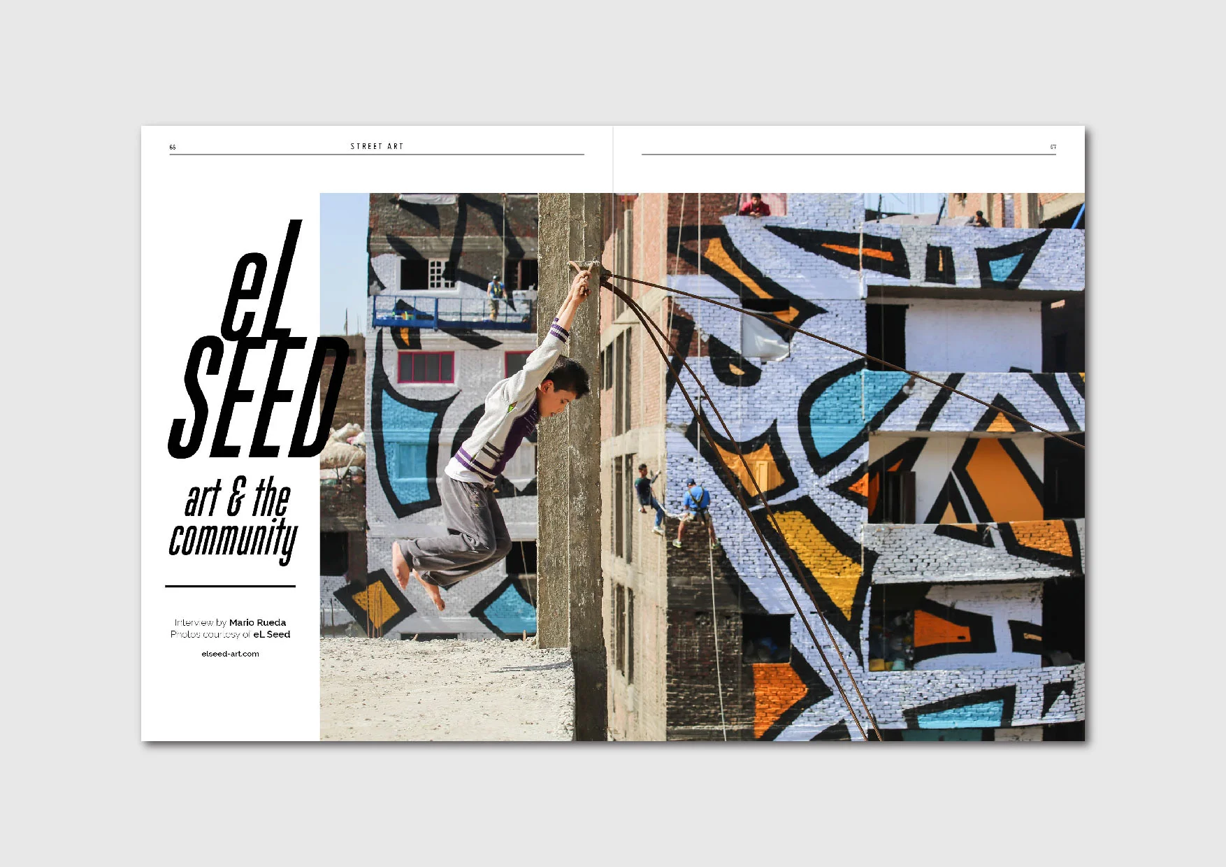 eL Seed, Art & the Community: French-Tunisian street artist and his large-scale work in Cairo