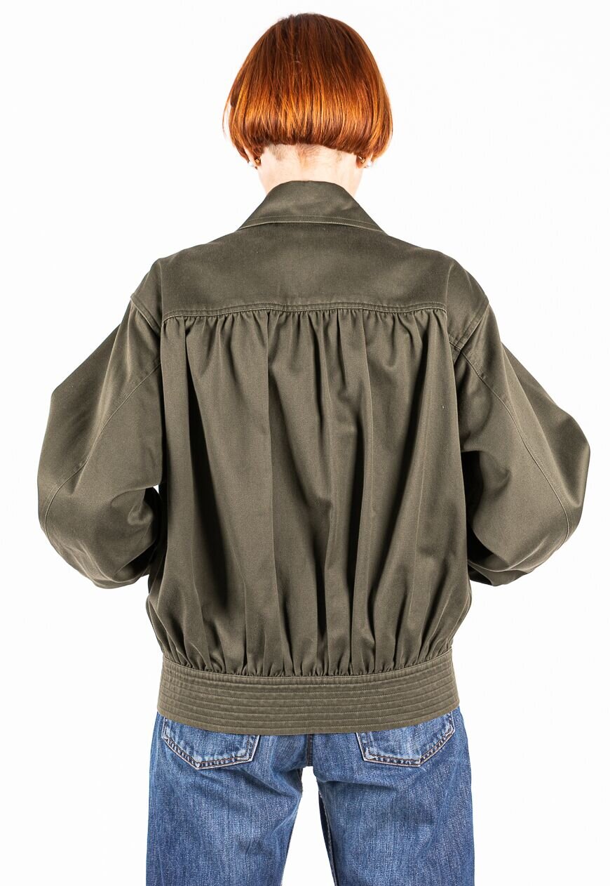 Yves Saint Laurent Rive Gauche Khaki blouson jacket 70´s 80´s — SHOP