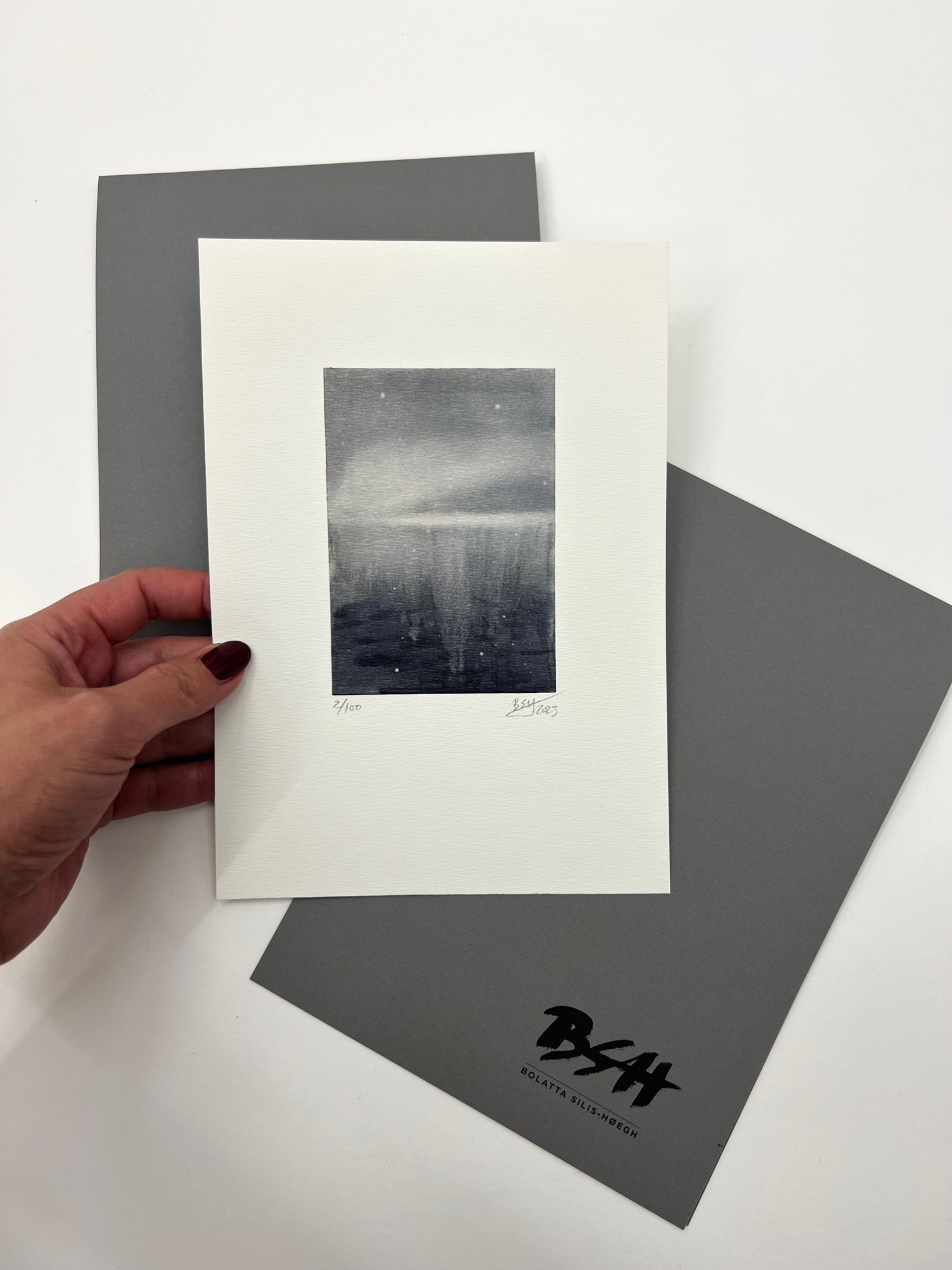 A day in Nunarput. Small art print