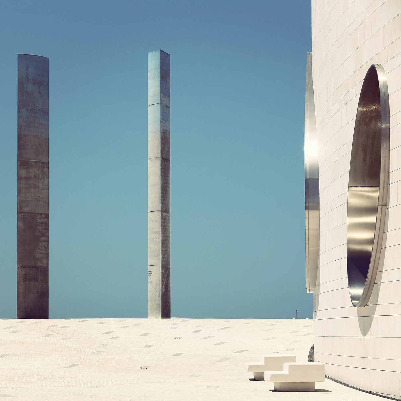 Champalimaud Center for the Unknown <br />Location: Lisbon, Portugal <br />Architect: Charles Correa Associates