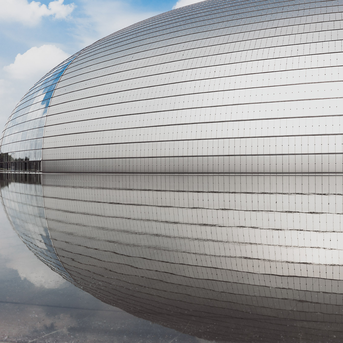 National Centre for the Performing Arts . Location: Beijing, China . Architect: Paul Andreu