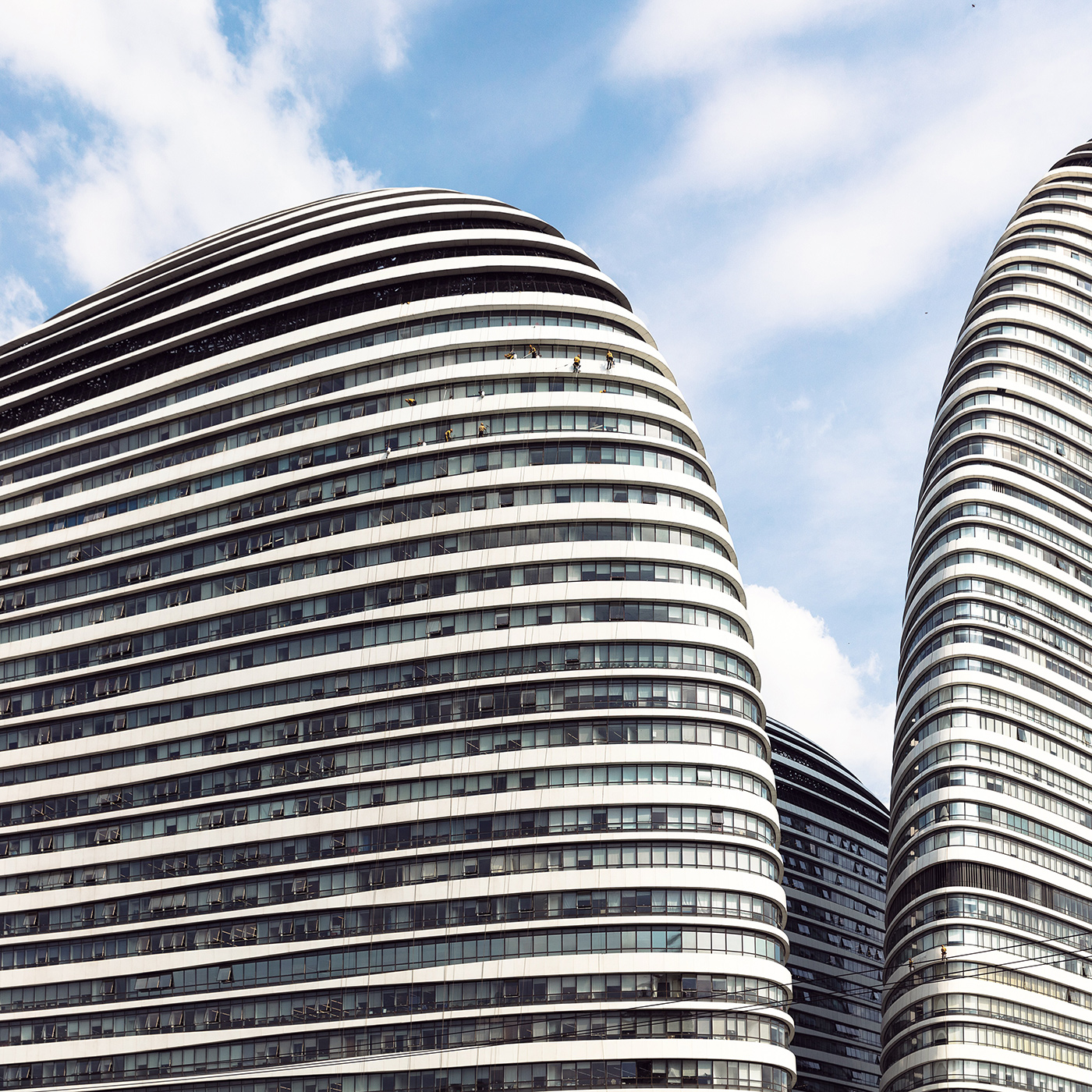 Wangjing SOHO . Location: Beijing, China . Architect: Zaha Hadid Architects