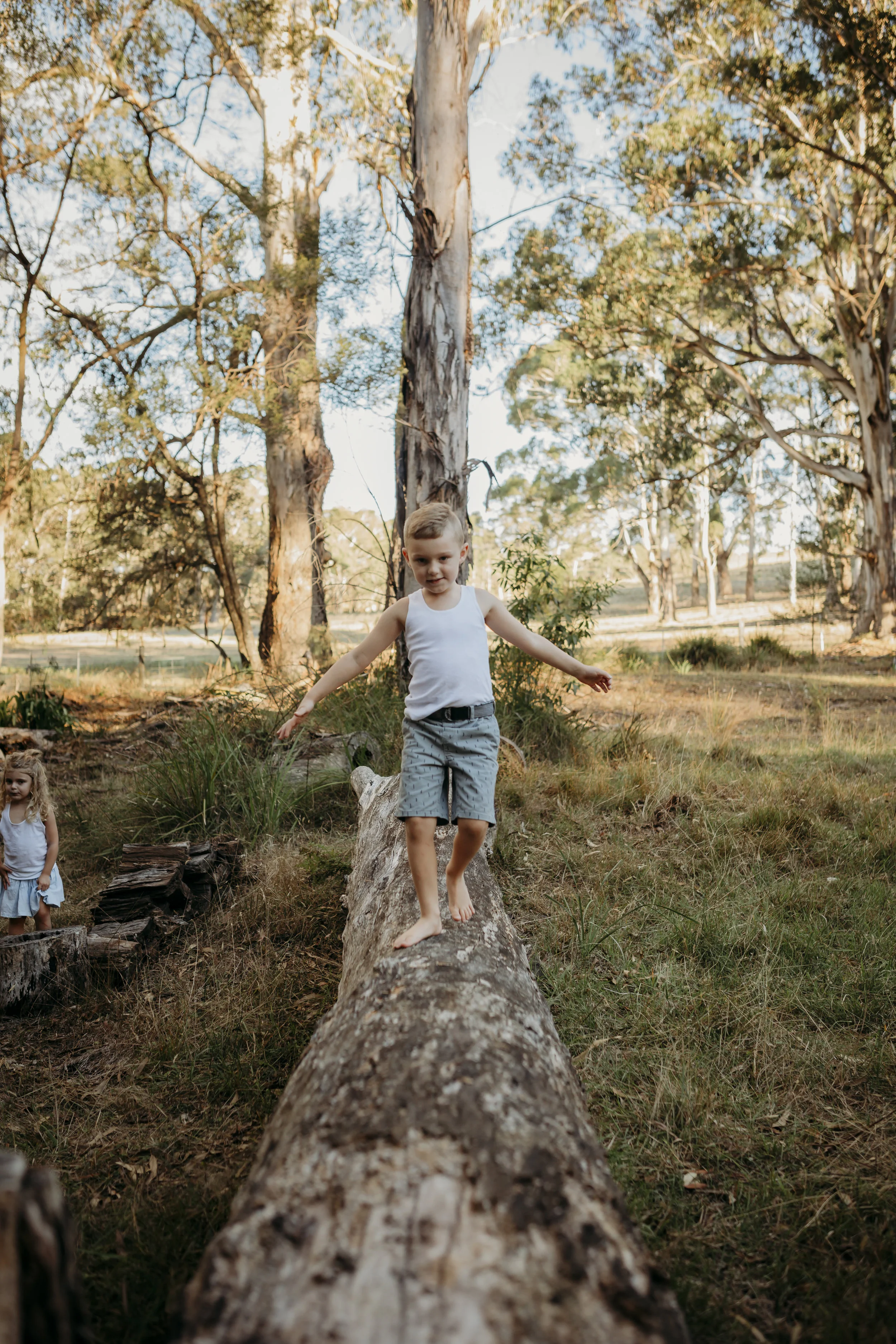 boy balancing