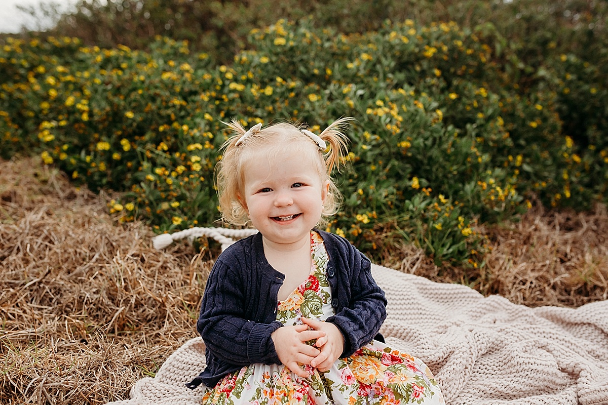Little girl laughing