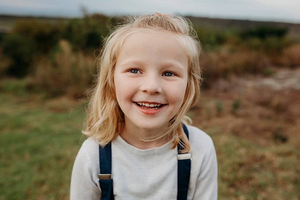 Little girl smiling