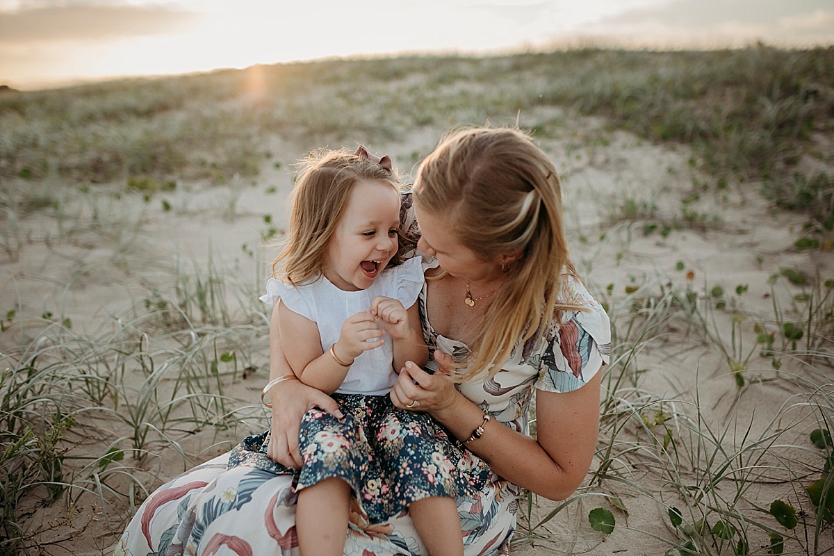 mother and daughter