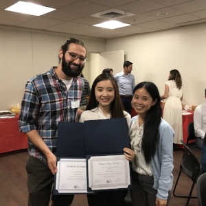 We are proud to join our QARI AmeriCorp's member, Irene Lam (middle), to celebrate her completion of the program at the 2017 NAIP's graduation ceremony. 