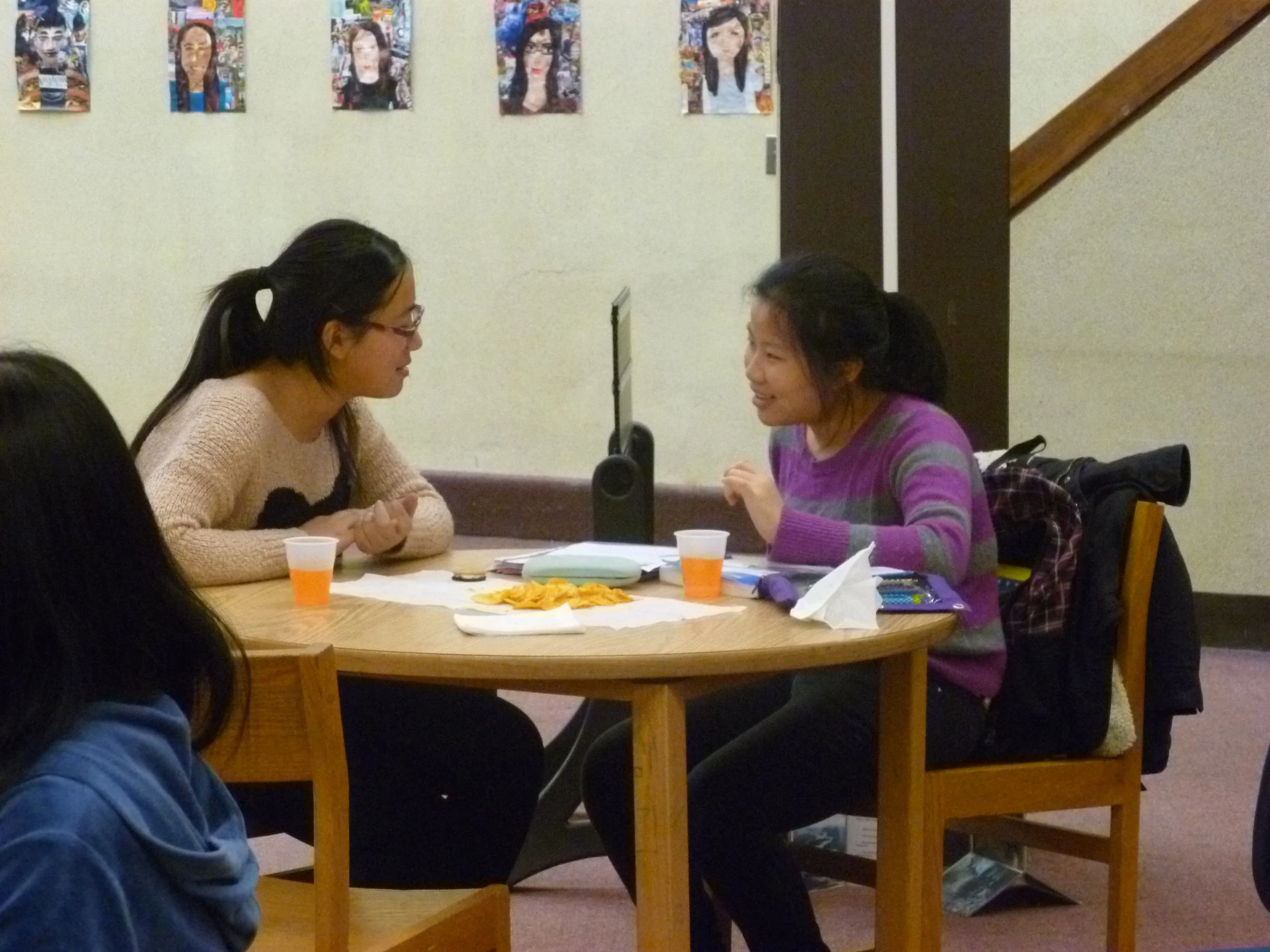 Iris, at left, with her mentee from the U&I Mentoring program in 2012.
