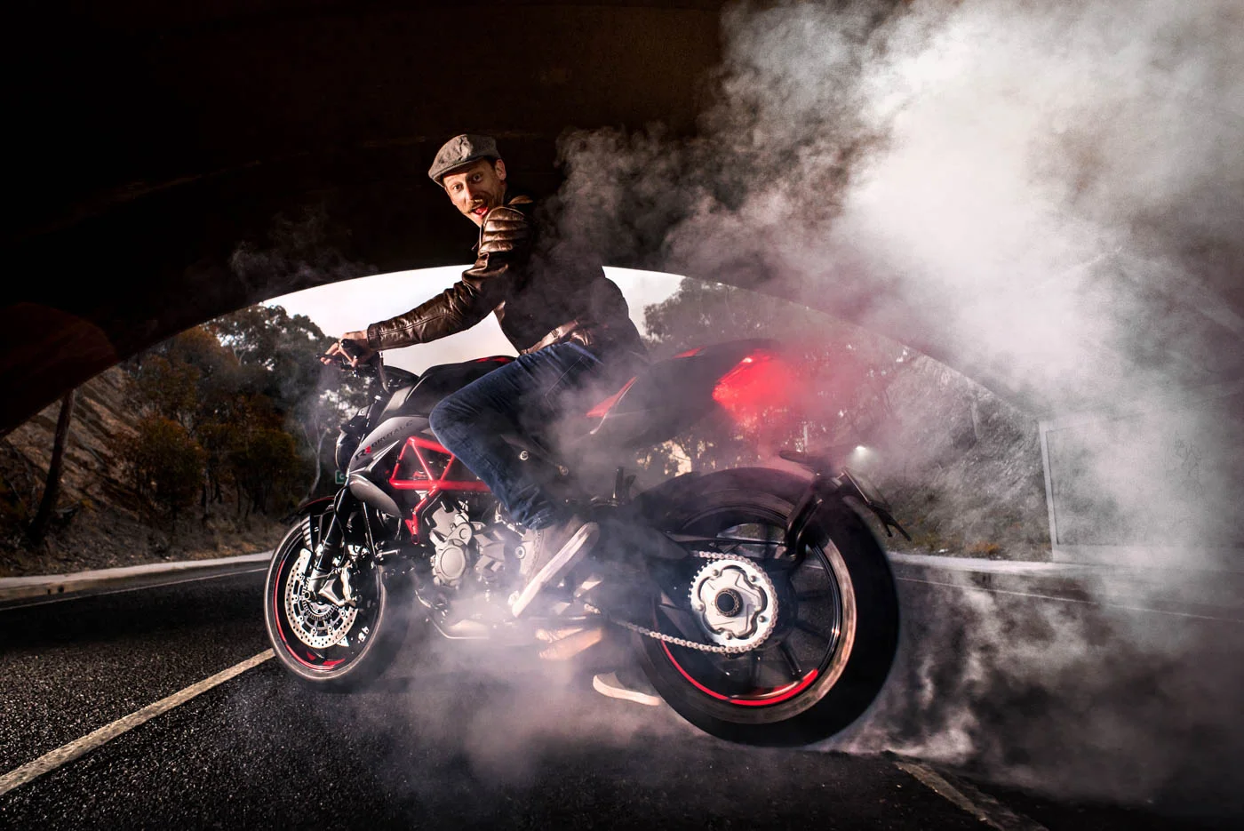 MV Agusta 'Pirelli Edition' and Stunt Rider 