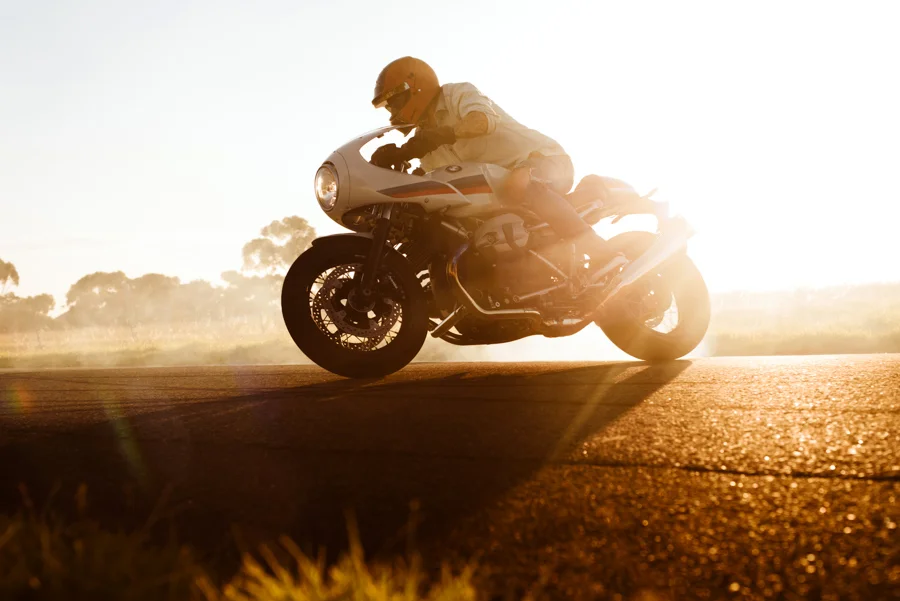 BMW R Nine T Stunt Photoshoot 