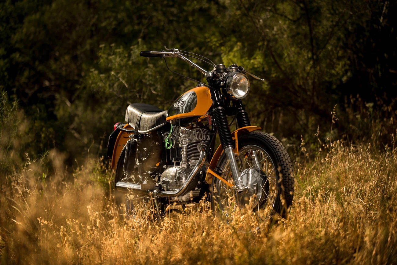 Restored Classic Ducati Scrambler 