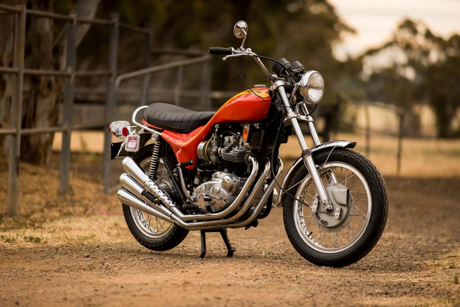 TRIUMPH X75 PHOTOGRAPHED FOR RETROBIKE MAGAZINE 