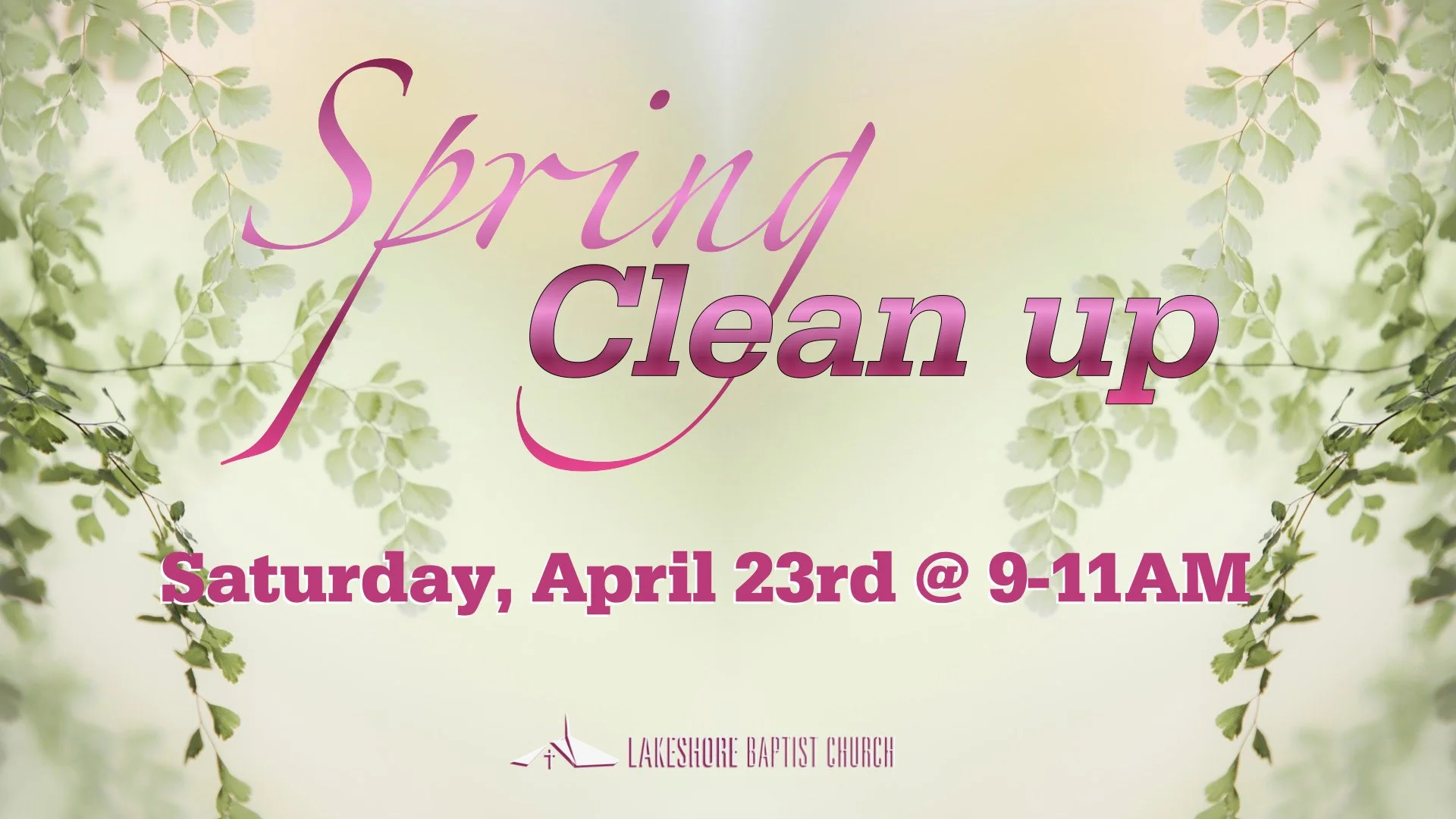 Spring Clean-up