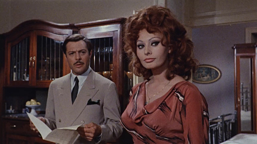 Mastroianni and Loren in Marriage, Italian Style