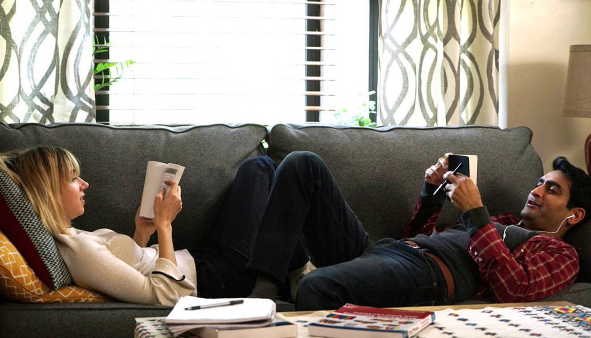 Kazan and Nanjiani. Just when the relationship gets comfortable...
