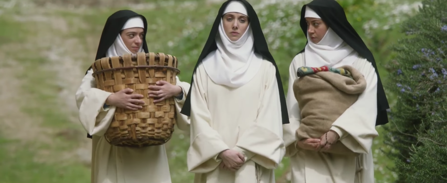 Micicci, Brie and Plaza: Three very bad nuns indeed.