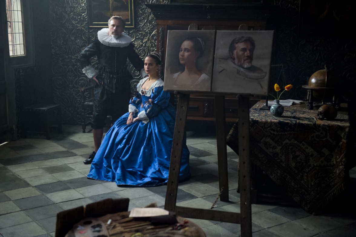 Waltz and Vikander. All the tulips in the world can't save this marriage