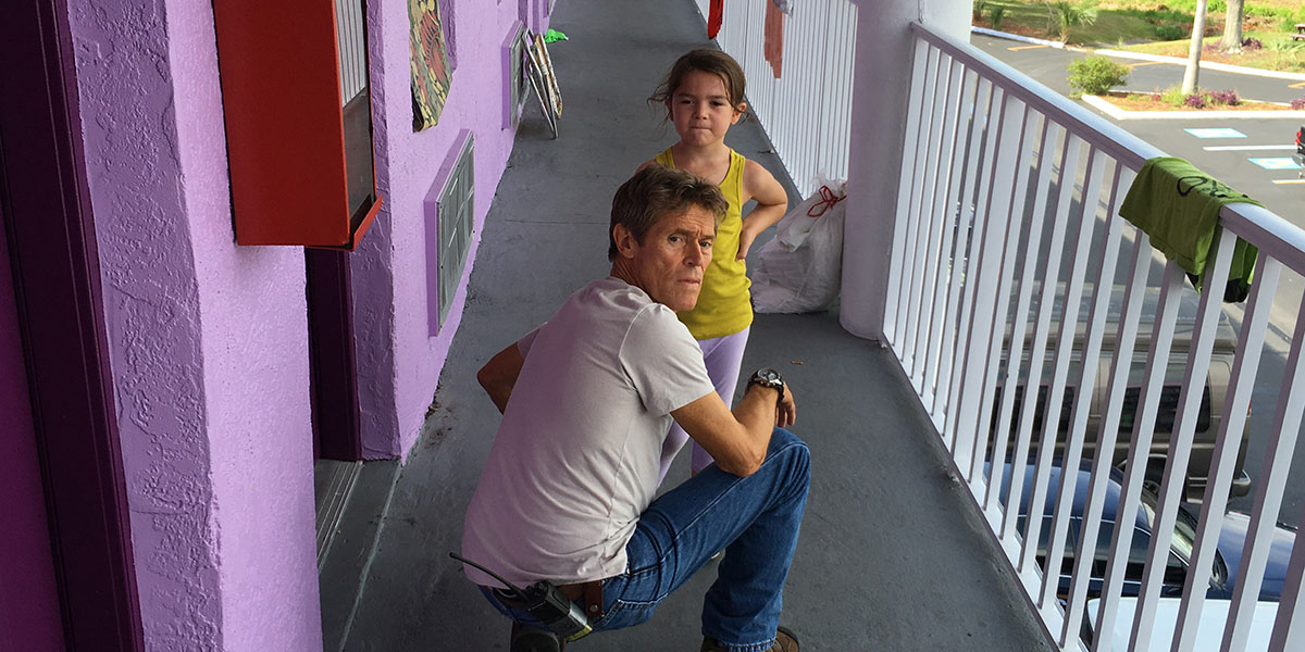 Willem Dafoe and Brooklynn Prince both soar in The Florida Project.