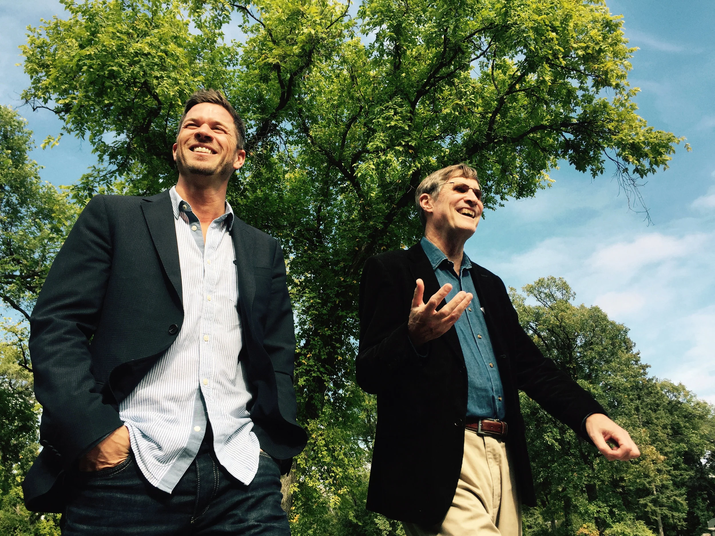 Multiple sclerosis activists Matt Embry and his father Ashton