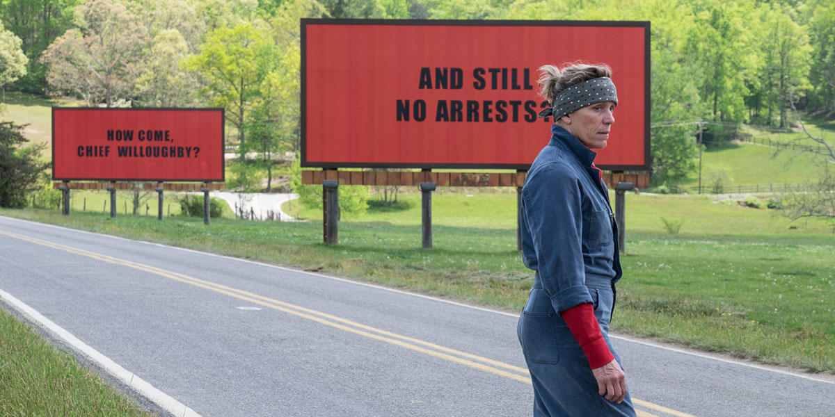 Three Billboards... could add another Oscar to Frances McDormand's mantel.