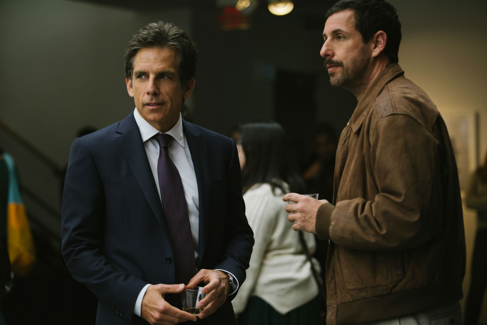 Ben Stiller and Adam Sandler, together again for the first time in The Meyerowitz Stories