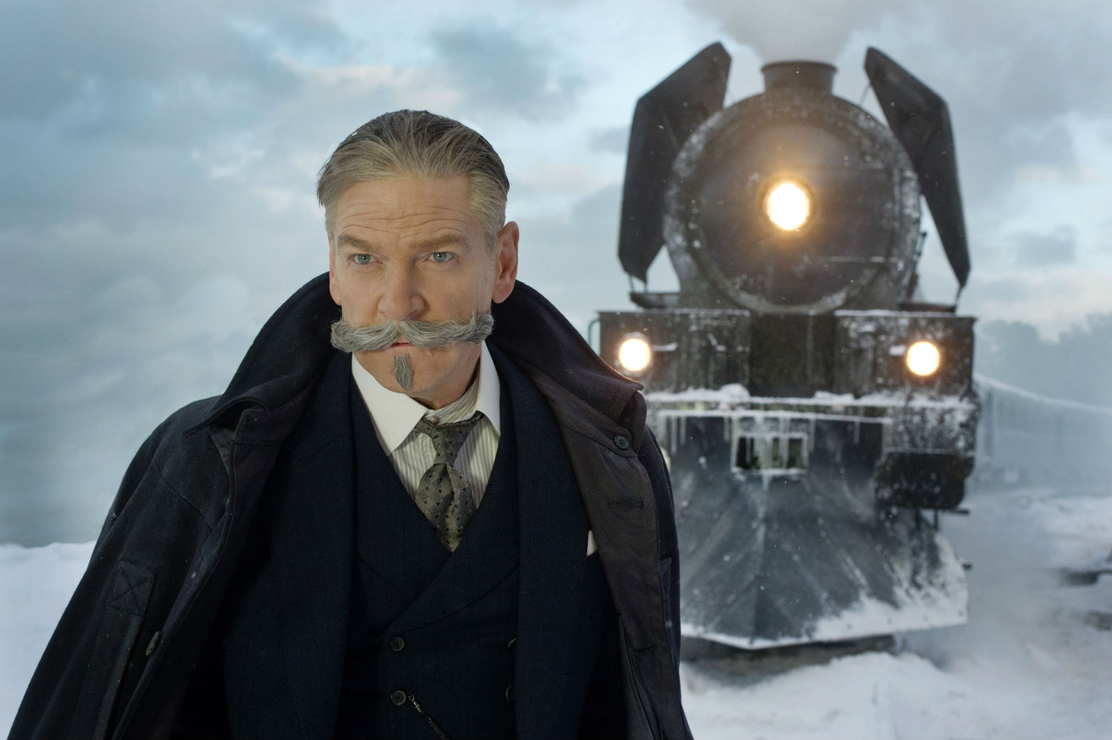 Kenneth Branagh does a Belgian proud. Facial hair enthusiasts... not so much.