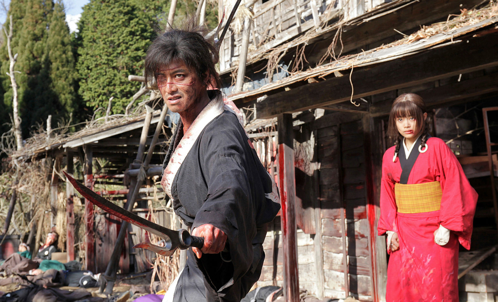 Takuya Kimura in Blade of the Immortal.