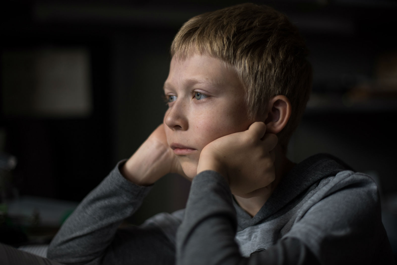 Matvey Novikov in a scene from Loveless.