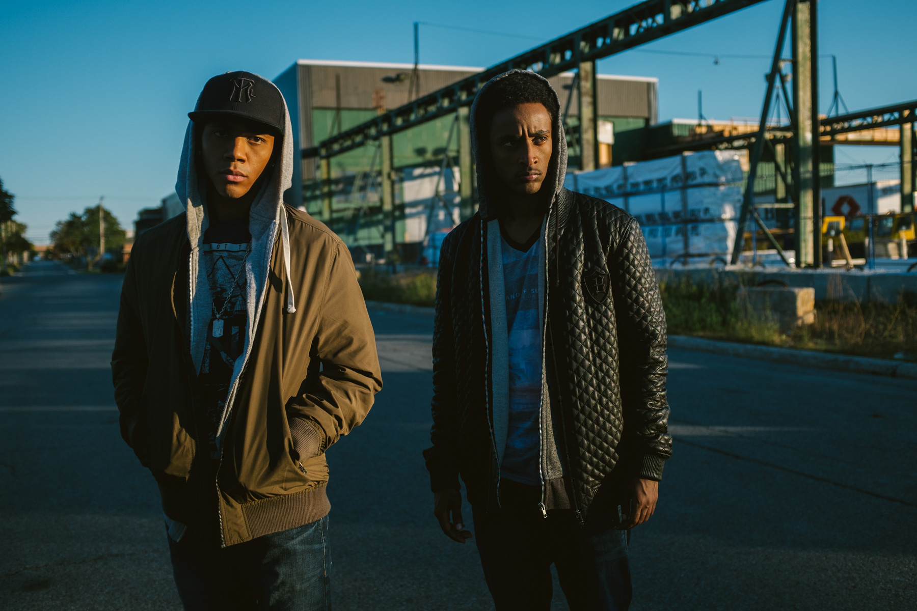 A-Mac (Jahmil French) and Hakeem (Nabil Rajo) both want in as car thieves. Only one is welcome