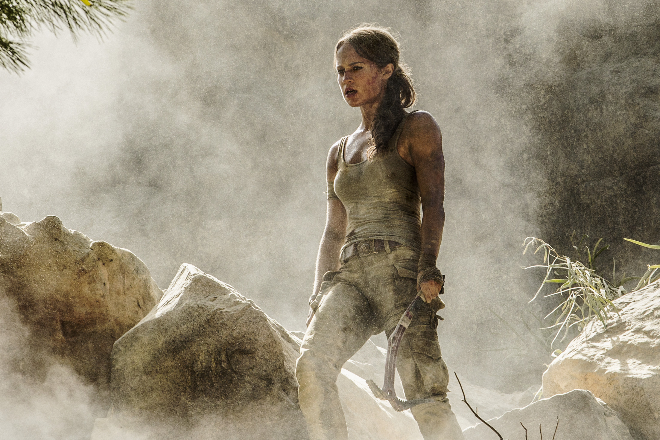 Alicia Vikander as Lara Croft. When the dust clears, there's not much to see here.