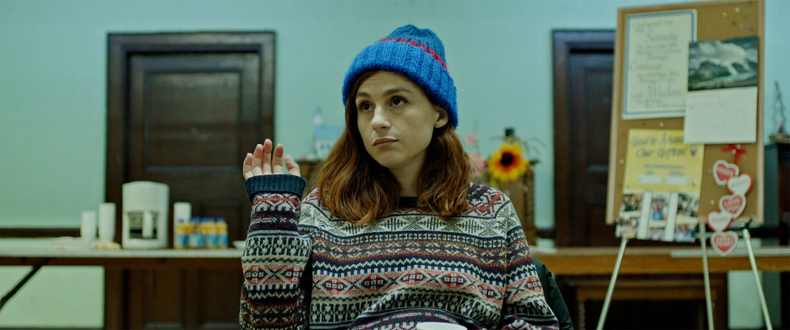 Aya Cash in Mary Goes Round. 