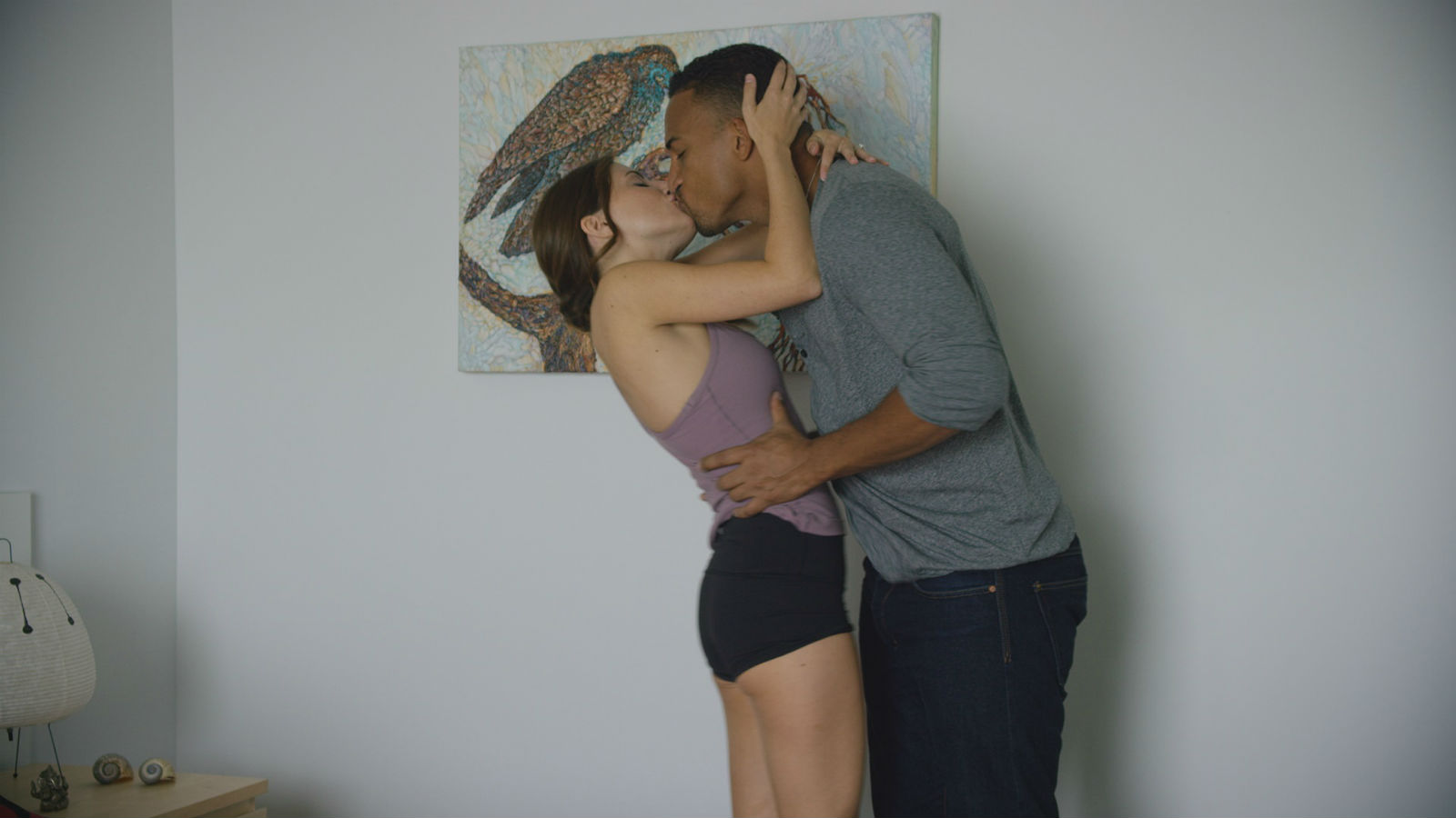 Erin Agostino and Michael Xavier in A Swingers Weekend.