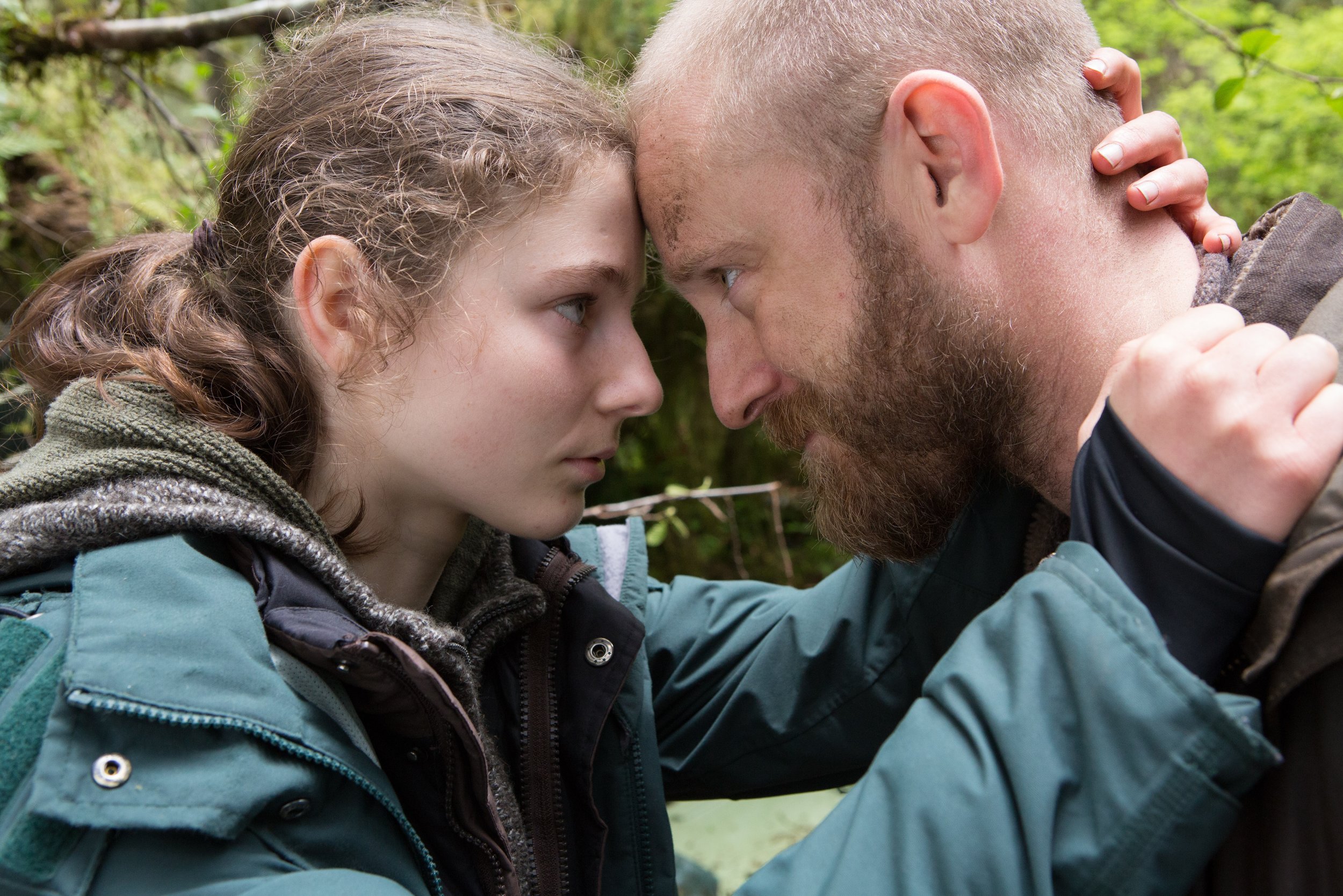 Thomasin Harcourt McKenzie and Ben Foster are a lost daughter-and-father in Leave No Trace