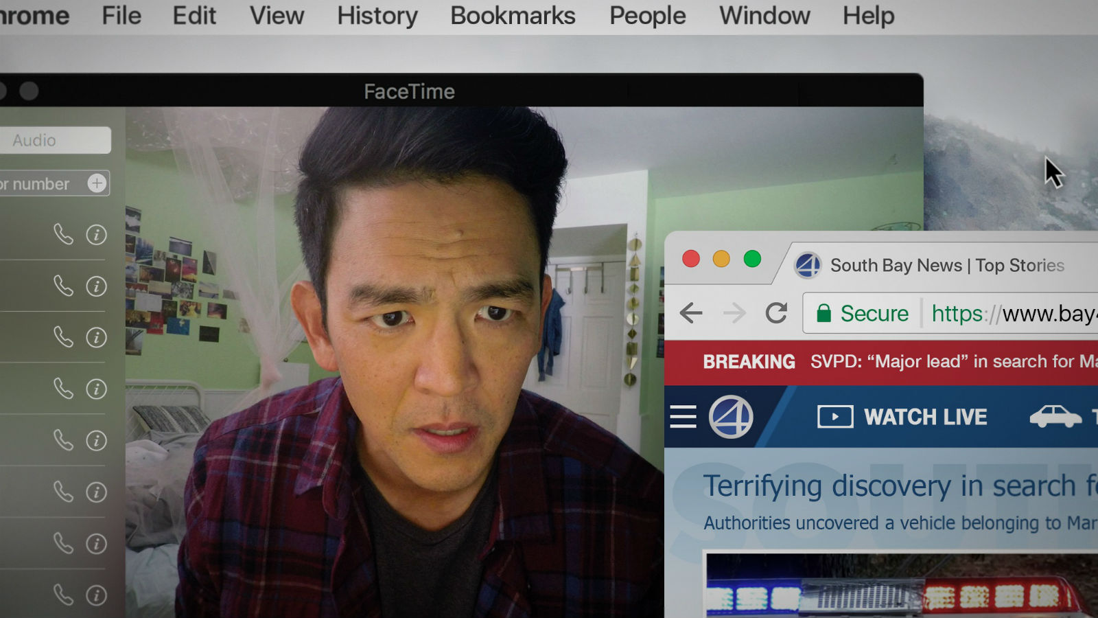 John Cho in Searching...