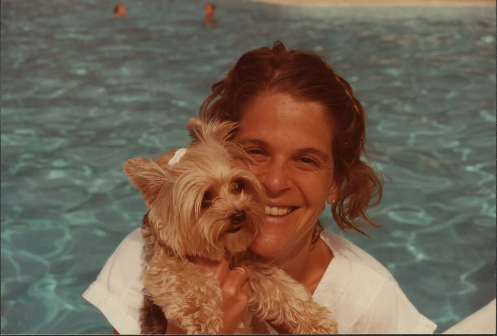 A young Gilda Radner and friend.